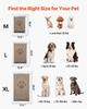Pet Door, Medium, with Double Magnetic Flaps and Metal Frame, Strong and Weatherproof Dog Door for Interior and Exterior Doors, Easy to Install, Easy
