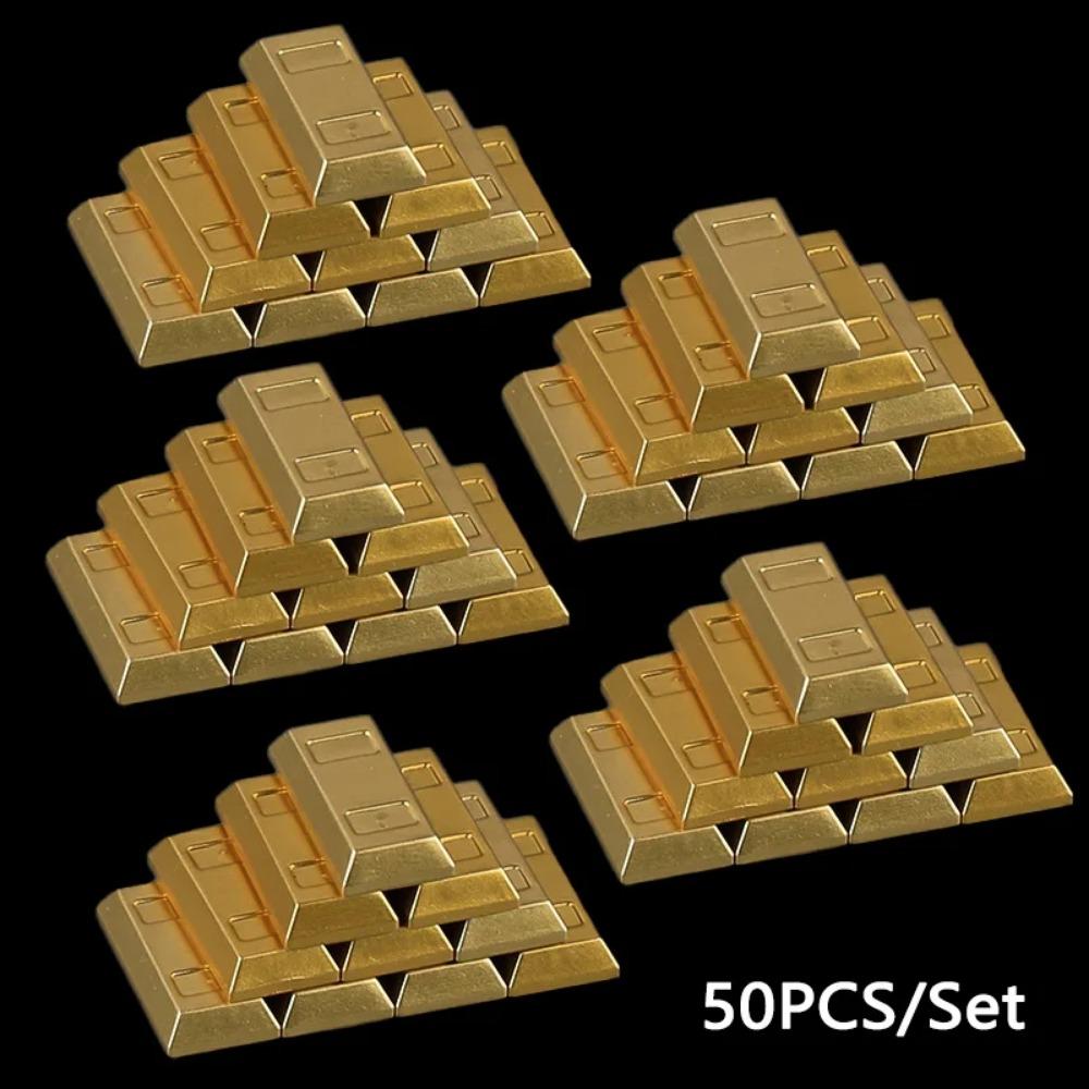 MOC Precious Deposits Building Blocks Treasure Pirate Map Gold Ore Silver Brick Box Diamond Bricks Toys Gift