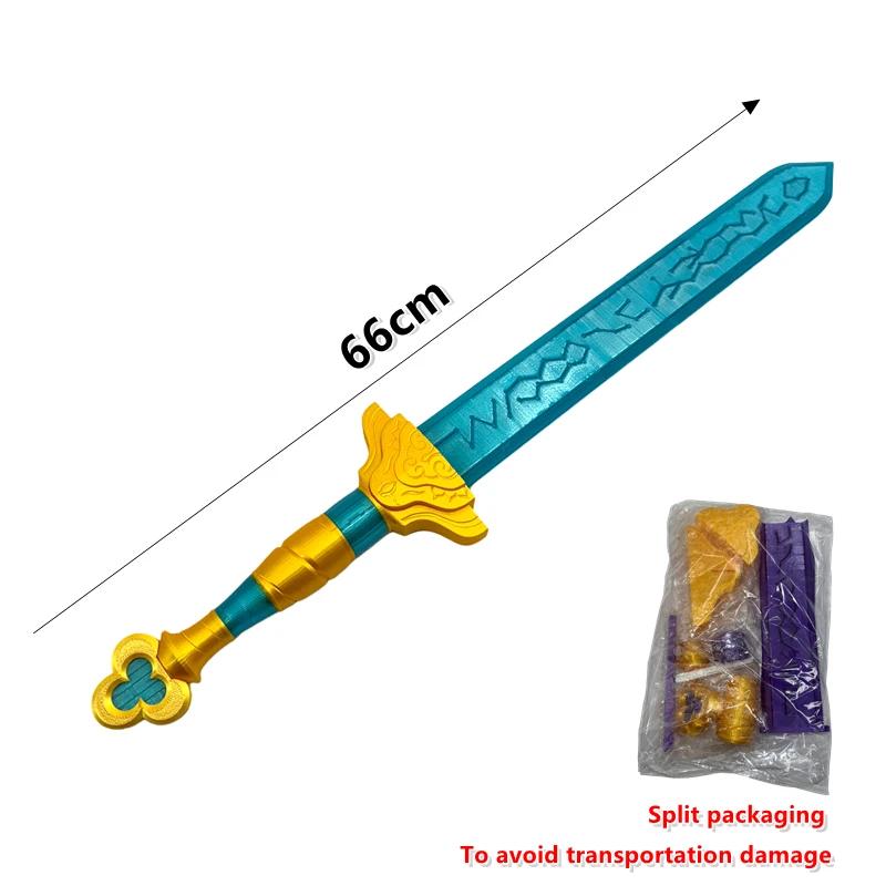 K-pop Охотники на демонов Руми Косплей Подсветка Меч Оружие Ролевые реквизиты для Идола Женской группы Хэллоуин Карнавальный костюм Аксессуары