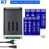 800mAh AAA Rechargeable Battery 1.2V Ni-MH AAA Battery Batteries AAA+LCD Display Charger for NiMh NiCd AA AAA Battery