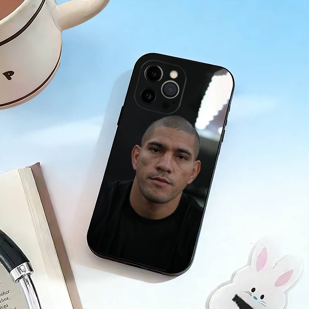 D-Fighting Pereira Alex   Phone Case For iPhone 17,16,15,14,13,12,11 Plus,Pro Max,XS,Soft Silicone Black Cover