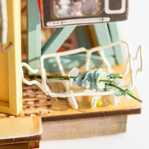 Руководство по эксплуатации на японском языке Robotime DIY Миниатюрный кукольный домик серии DGM Tsukurunsu® [Официальный продавец/включен японский язык] (Деревянная хижина)