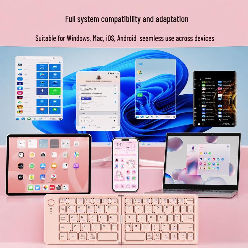 Складная беспроводная Bluetooth-клавиатура Steck