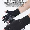 Loogdeel Touch Screen Waterproof Windproof Sports Gloves Warm Thermal Fleece Running Cycling Gloves Winter Gloves Men Gloves