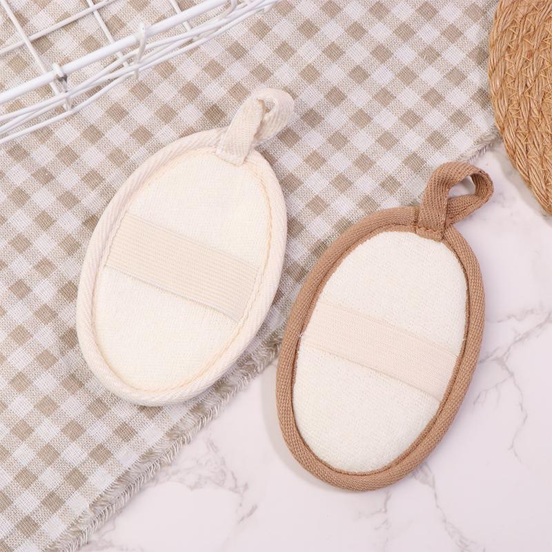 Natural Loofah Body Scrubber Bath Exfoliating Sponge Soft Shower Brush Cleaner Pad Exfoliator Shower Puff Body Skin Care Tool