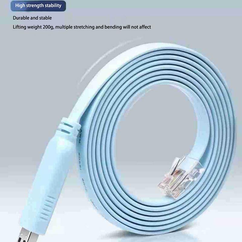 1 шт. 1/1,5/1,8/3 м USB на RJ45 Для консольного кабеля USB Cisco, отладочная линия Для маршрутизаторов Cisco H3C HP Arba 9306 Huawei, консольный кабель rollover