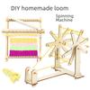DIY Ancient Loom: Creative Spinning Machine for Kids - Wool Weaving & Toy Making