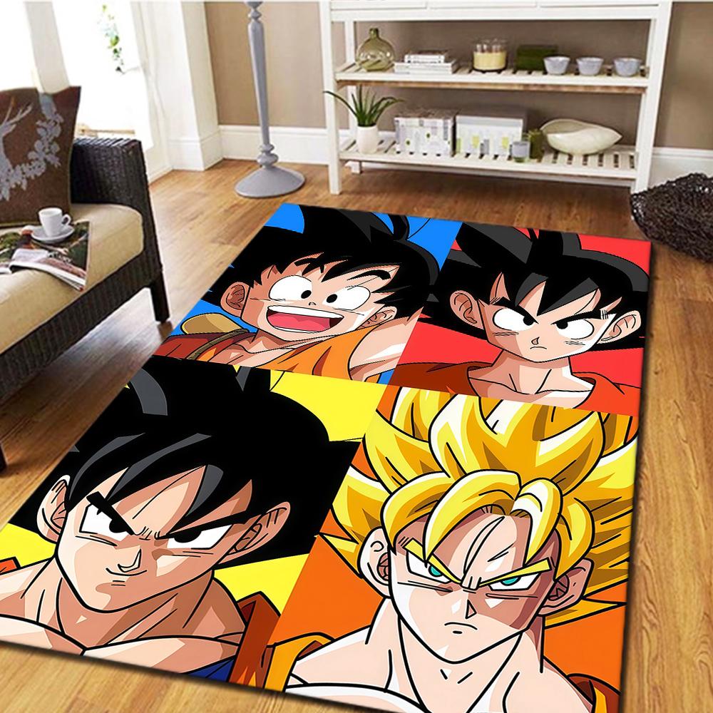 Son Goku Anime Home Decor Carpet, Bedroom Floor Rug, Digital Printing Movie Mat, Large Play Mat -HYQ31