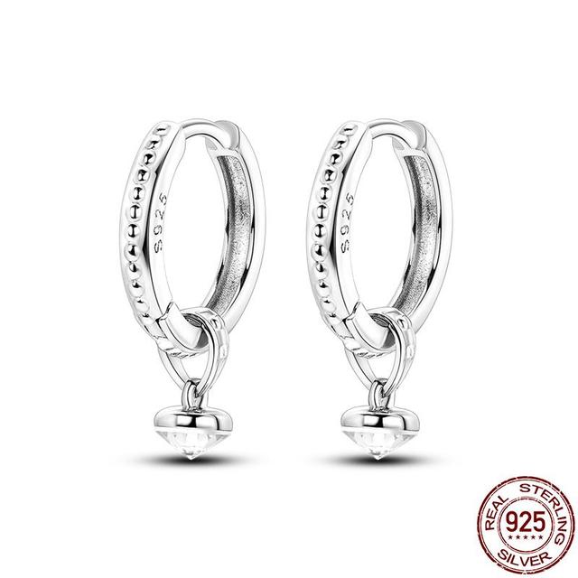 Серьги для женщин, серебро 925 пробы, серьги-кольца, стерлинговое серебро 925 пробы, оригинальный сертифицированный женский трендовый подарок