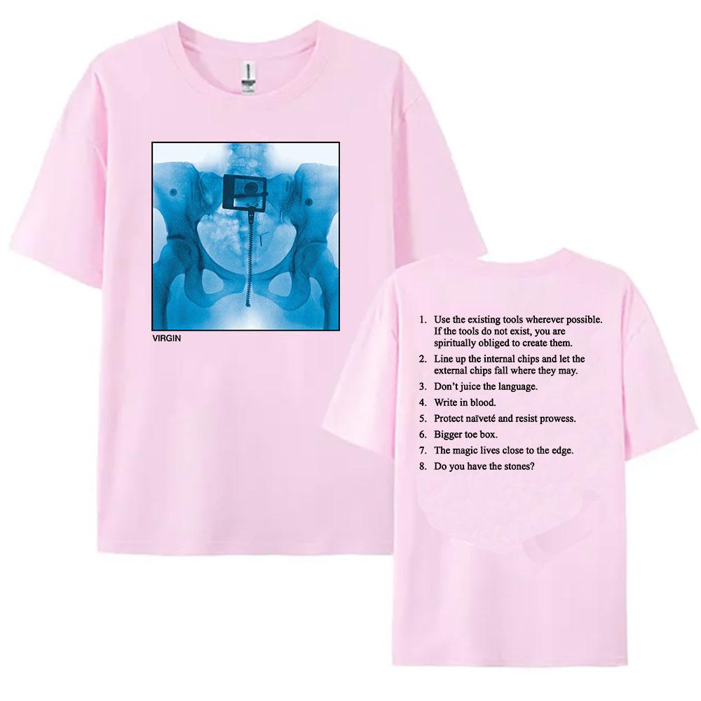 Virgin Album Printing 2025 NEW T-shirt Lorde Singer Graphic Tshirts Cotton Summer Short Sleeve T Shirt for Women Loose Fashion