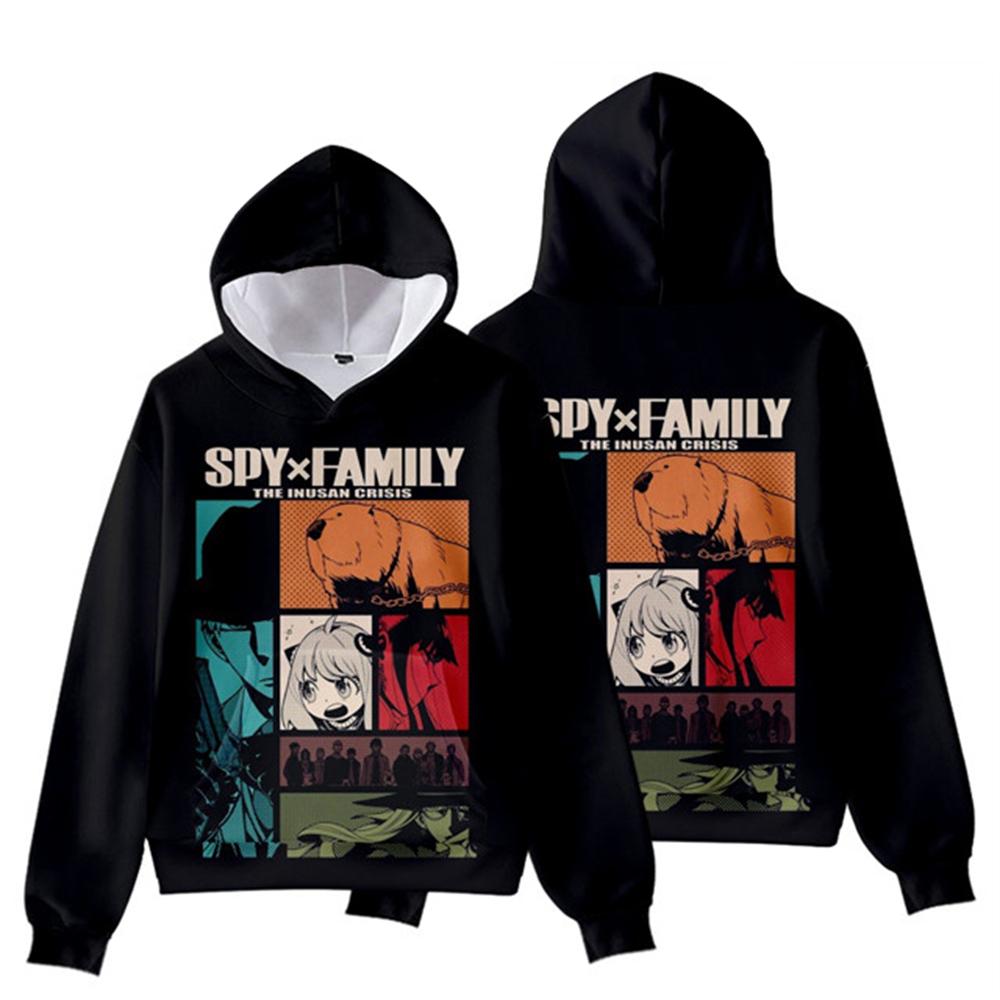 New Hoodies Anime SPY X FAMILY 3D Print Kawaii Girls Sweatshirts Boys Girls Hooded Kids Fashion Spring Fall Pullovers Hood Tops