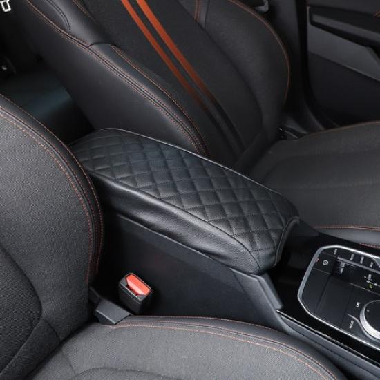 Накладка на панель подлокотника центральной консоли из ПУ кожи для BMW 2 серии -23