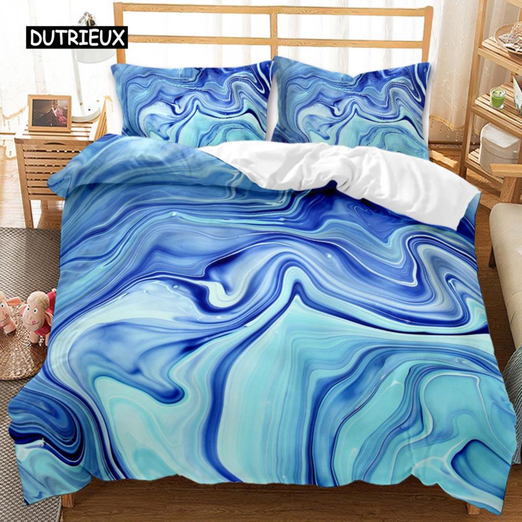 Геометрический узор пододеяльник комплект абстрактные красочные геометрические фигуры комплект постельного белья двуспальный размер Queen King полиэстер стеганый чехол