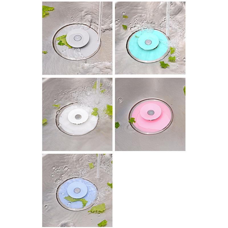 Полукруглые принадлежности для ванной комнаты Силиконовые утолщенные невидимые уплотнители Прессуемый тип Аксессуары для ванной комнаты Антизапаховые многофункциональные сливные аксессуары для волос