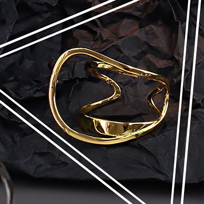 foxanry Нерегулярное геометрическое кольцо для женщин, пар, новая мода, преувеличенные украшения на день рождения, аксессуары, подарки