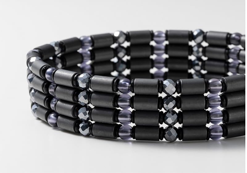 ON4 Certified Medical Device Magnetic Sport ON4 Clear 60cm Necklace, Type, TYPE-C, Black,