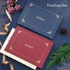 Customizable Trifold Certificate of Honor with Stylish Inner Page and Hot Stamping