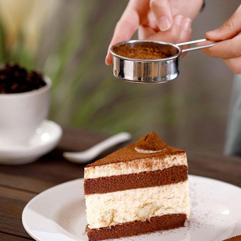 Мини-сито из нержавеющей стали для муки, торт, десерт, кофе, сахарная пудра, какао-порошок, разбрызгиватель, ситечко для выпечки