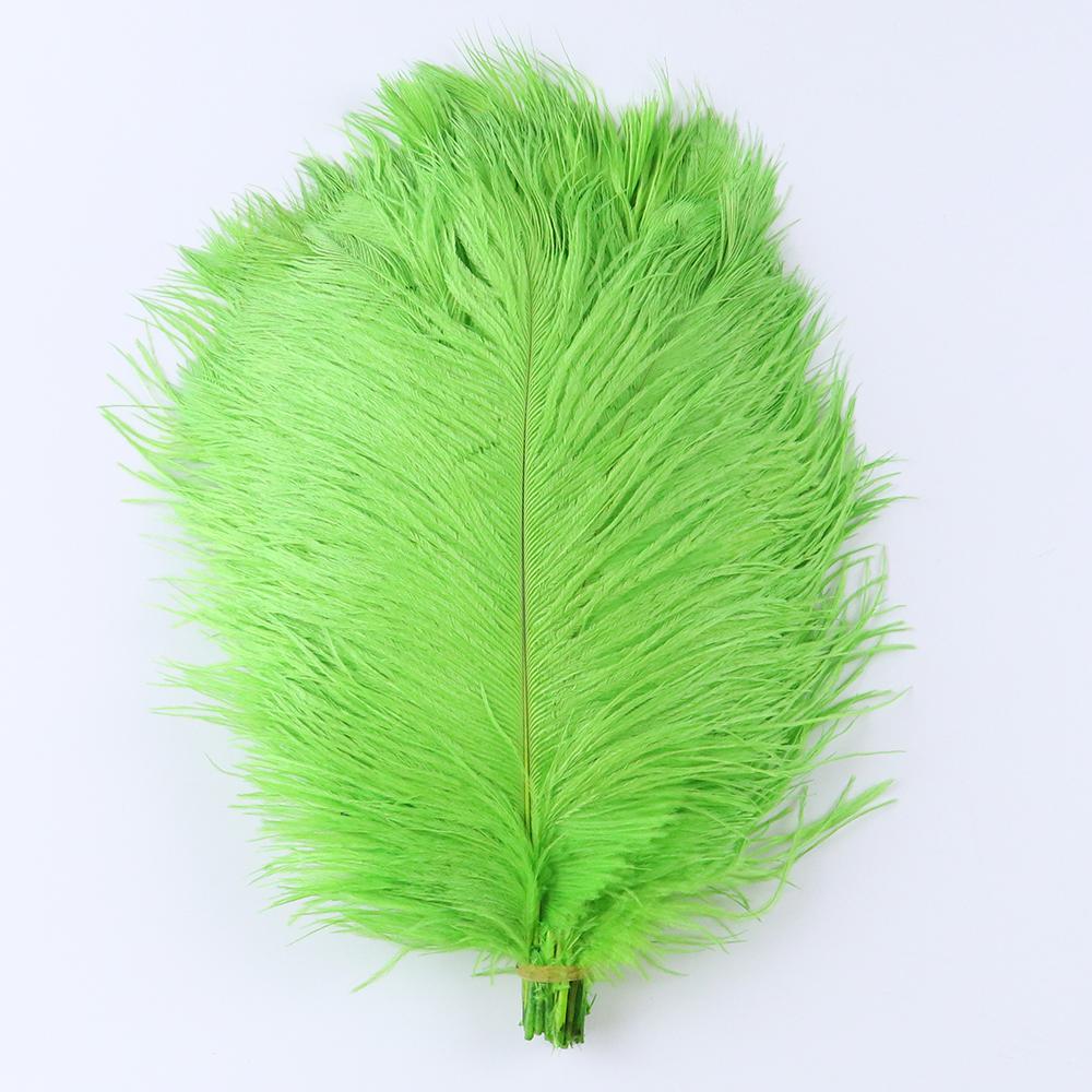 15-20 20-25 30-35CM Natural Ostrich feathers Centerpiece Multicolor Ostrich Feathers Party Table Vase Decoration plumas 10PCS