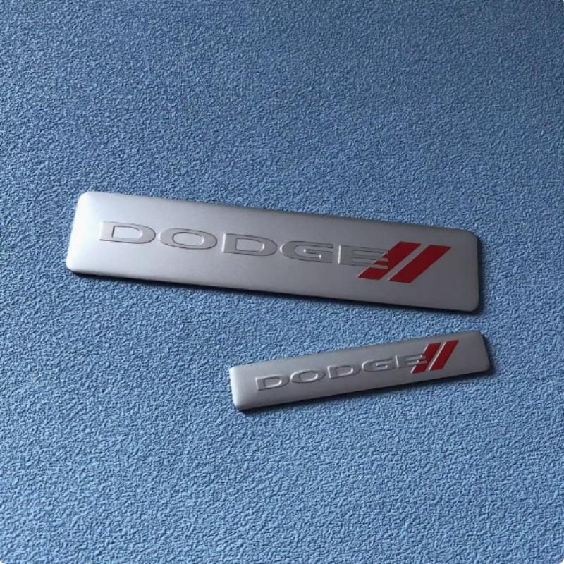Подходит для автомобильной наклейки DODGE Kuwei Kubo, модифицированная металлическая боковая наклейка на кузов, декоративная наклейка на заднюю часть от царапин, алюминиевая наклейка