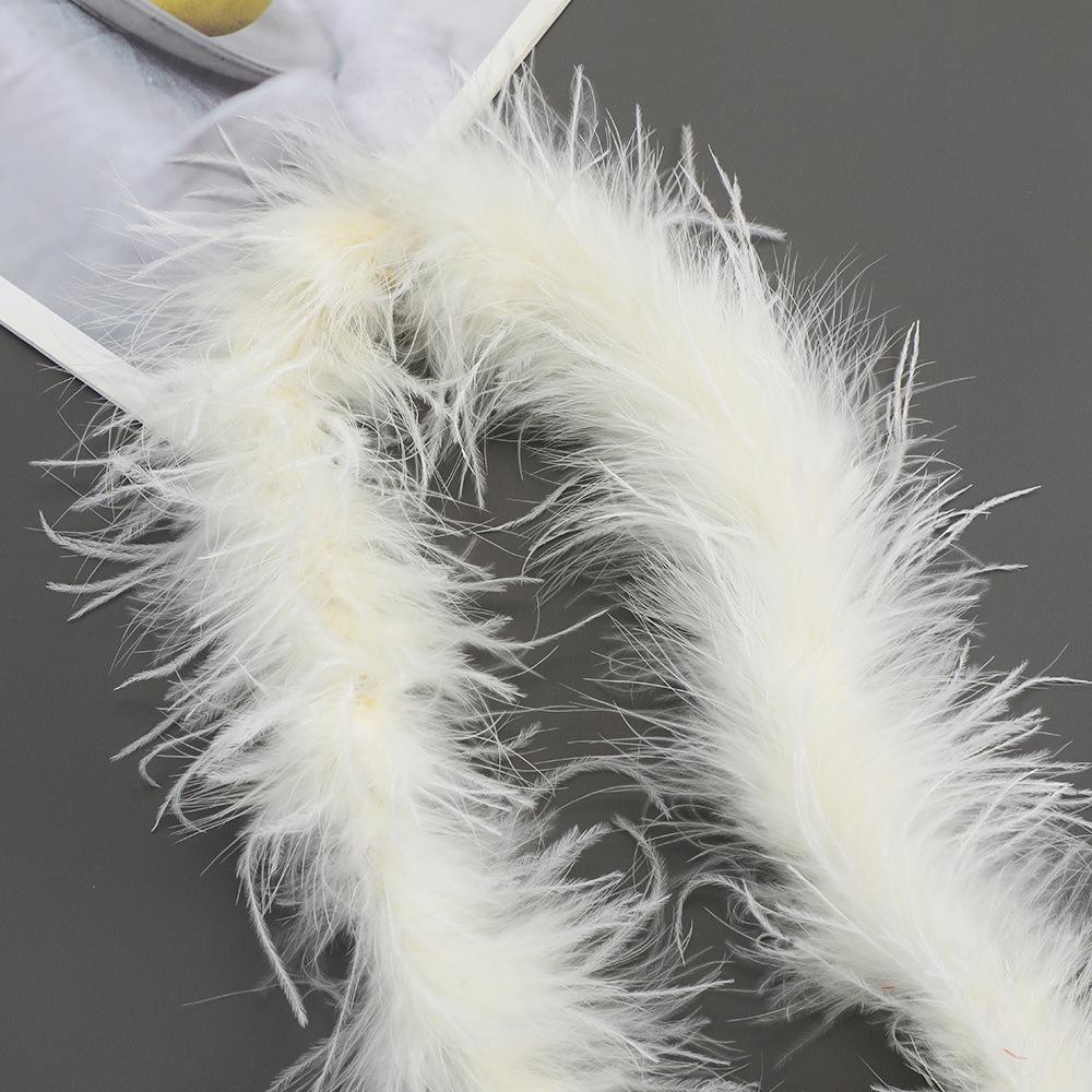 Colorful Ostrich Feather Strips for DIY Dance Costumes & Accessories