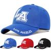 Unisex Los Angeles Letter Embroidery Baseball Caps Adjustable Casual Hats Spring and Autumn Outdoor Sunscreen Hat