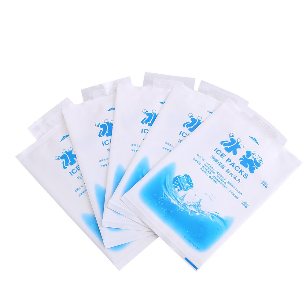 10pcs Reusable Ice Packs Gel Cooling Bags Freezer Gel Pack for Food Vegetable Wine Medical Industrial Use Gel Pack Ice Pack