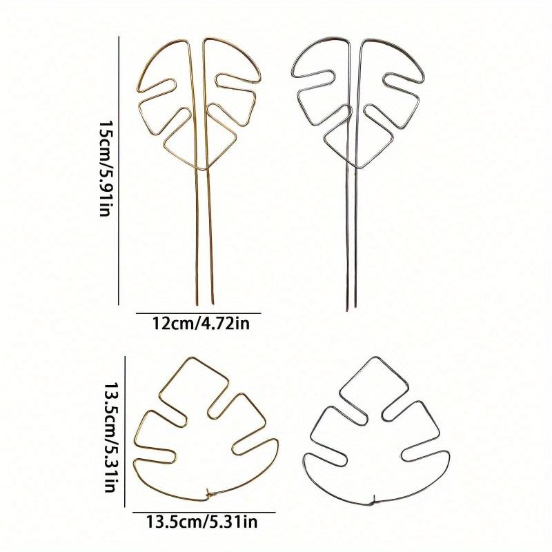 Reusable Metal Climbing Plant Stems Support Stake, Unique Design Plant Stake, Garden Decor, Flower Pot Decor, Plant Trellis, Ideal for Healthy Growth
