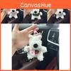 Adorable Cartoon Dog Plush Keychain Soft Pp Cotton Stuffed Animal Bag Charm