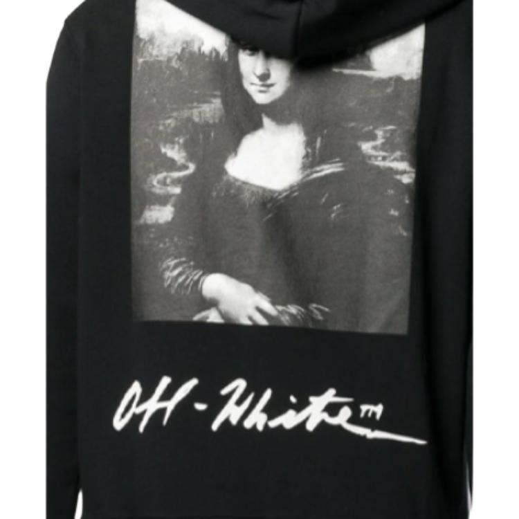 OFF WHITE Худи с принтом Basquiat OMBB034S190030051020