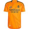 Real Madrid SS24 Away Authentic Brand Logo Fashion Short Sleeve Football Shirt Men Tops Orange IZ1642