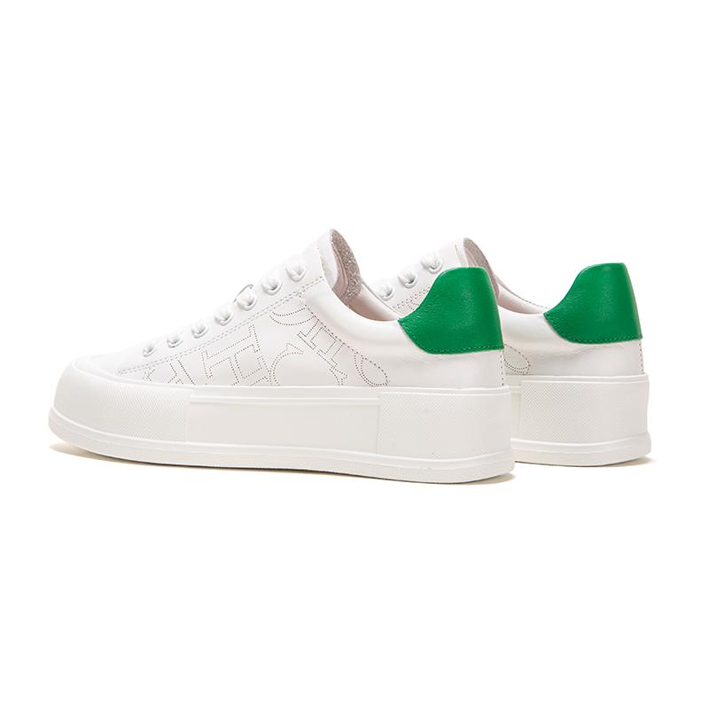 Женские кожаные кроссовки для баланса Модные повседневные Сто дышащих Балансирующий дизайн Новые женские повседневные кроссовки