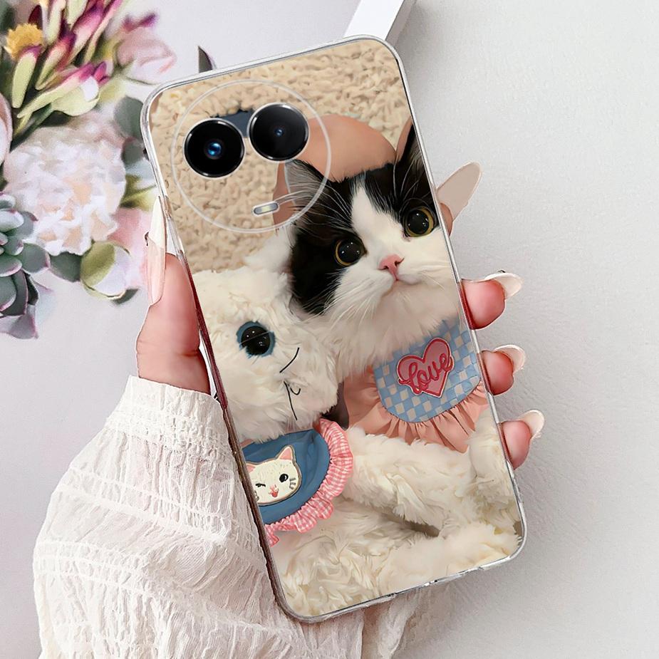For Realme 11X Case Realme 11 5G RMX3780 Stylish Butterfly Painted Cover Soft Slim Phone Cases For Realme 11X Realme11 5G Bumper