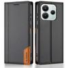 Флип Сильный Магнитный Держатель для Карт Кошелек Кожаный Чехол для Xiaomi Redmi Note 14 Pro Plus 13 12 11 14C Обложка с RFID-блокировкой