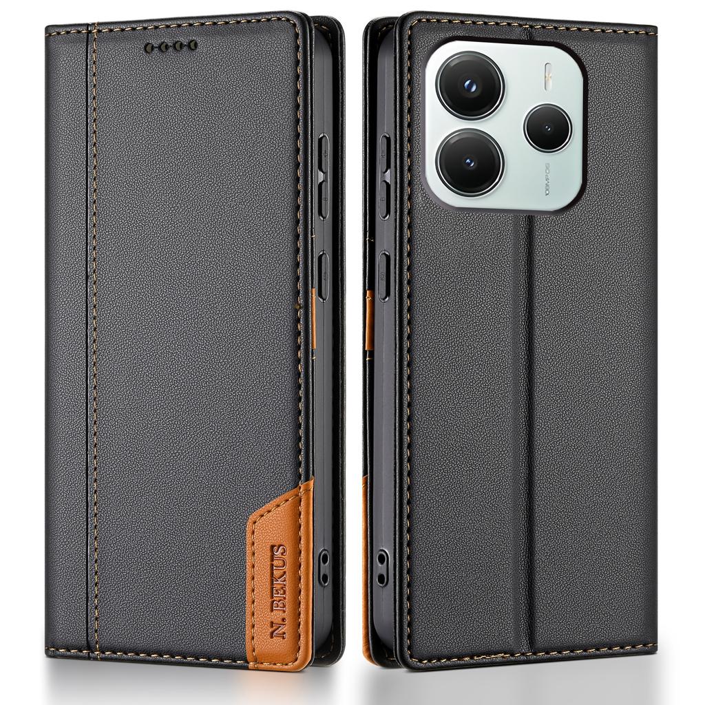 Флип Сильный Магнитный Держатель для Карт Кошелек Кожаный Чехол для Xiaomi Redmi Note 14 Pro Plus 13 12 11 14C Обложка с RFID-блокировкой
