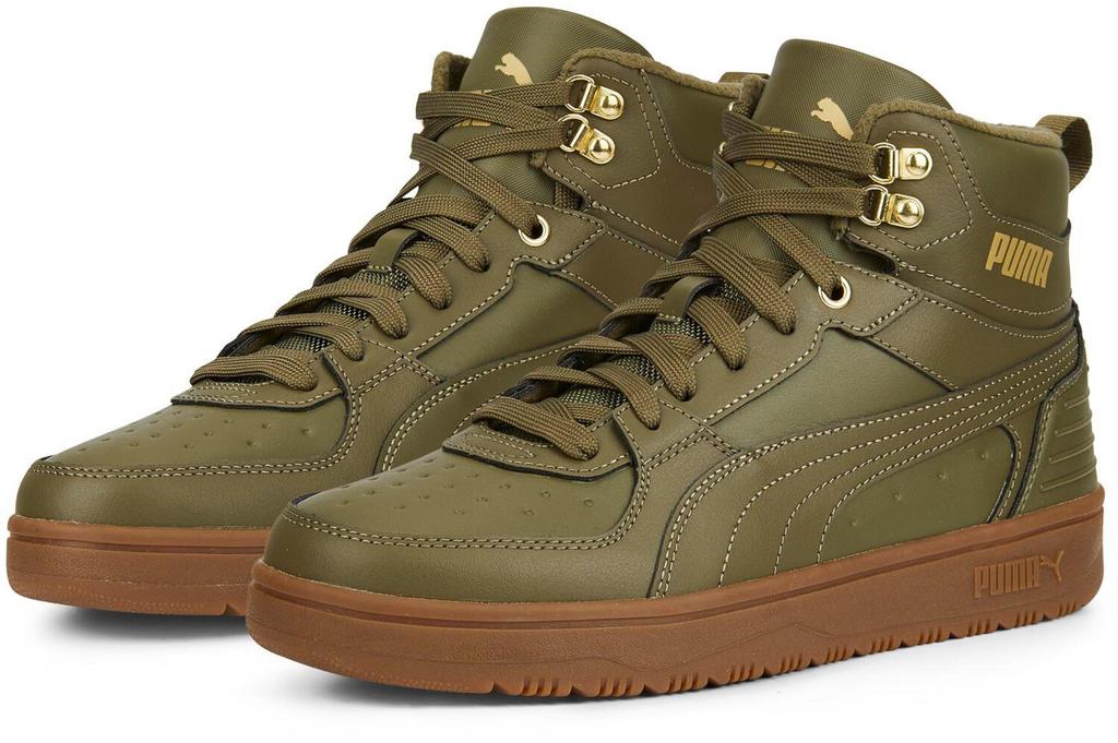 Puma Rebound Rugged Sneakers (387592) Burnt Olive/ Burnt Olive/puma Team Gold