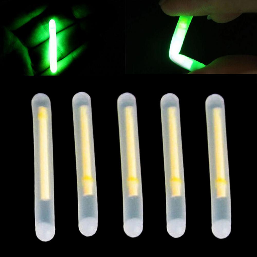 50pcs Hot Sell Night Clip on Lightstick Fluorescent Light Dark Glow Stick Fishing Float