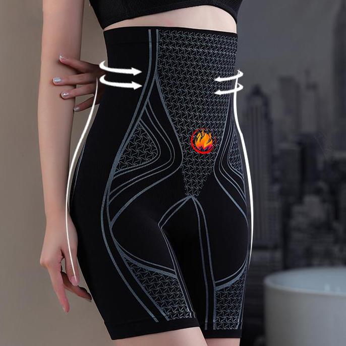 High Waist Flat Belly Panties Women Waist Trainer Boxer Hip Lift Seamless Shorts Slimming Body Shaper Abdomen Underwear