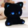 Милая плюшевая игрушка сидящая кошка, прекрасная обнимательная детская мягкая набивная кукла, украшение комнаты, подушка-компаньон