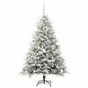 Artificial Pre lit Christmas Tree with Ornament Set Green