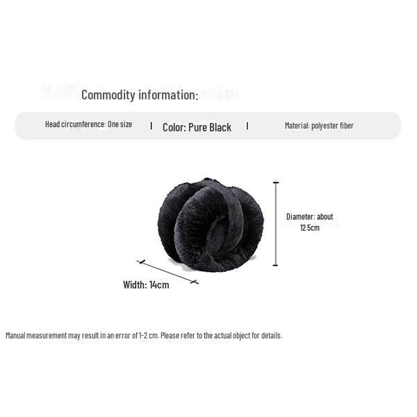 Унисекс-антифризовые плюшевые наушники - защита от холода, искусственный мех кролика, милые теплые наушники для зимы