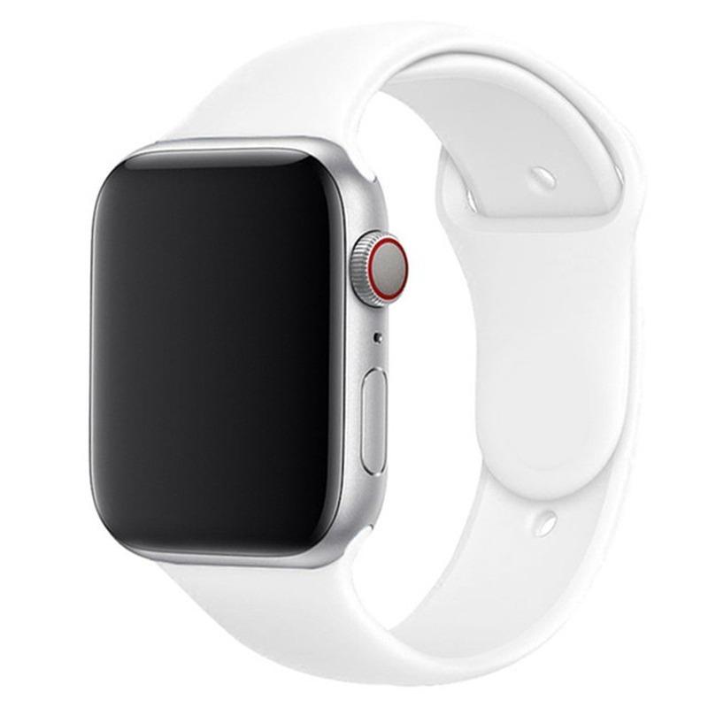 Силиконовый ремешок для Apple Watch Band 44 мм, 40 мм, 38 мм, 42 мм, резиновый ремень, спортивный браслет для умных часов IWatch Serie 3, 4, 5, 6 Se, ремешок