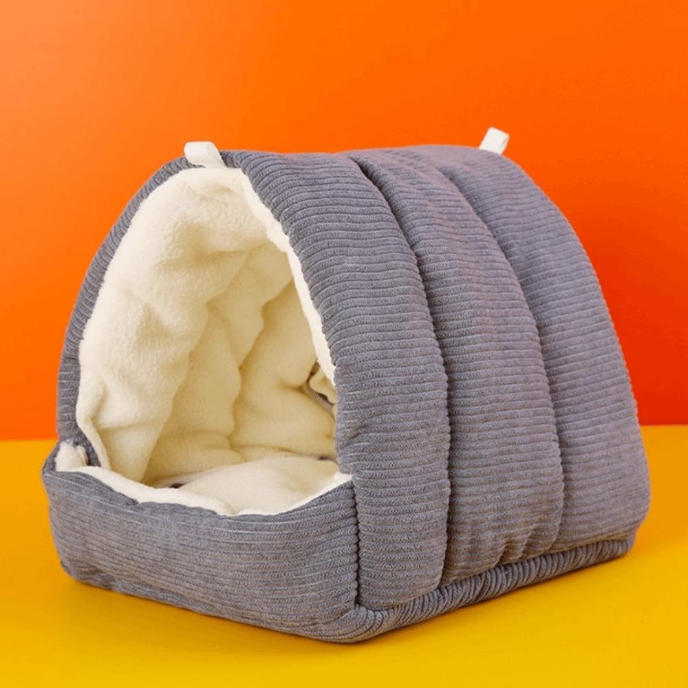 Hanging Pet Bird Bed Warm Cotton Stuffed Bird Hut New Budgie Hammock for Winter