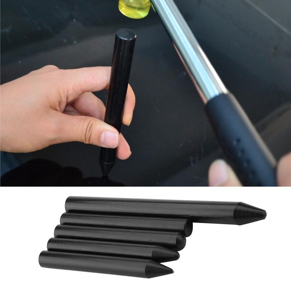 5 Pcs Black Nylon Tap Down Knock Pen Dent Removal Repair Tool
