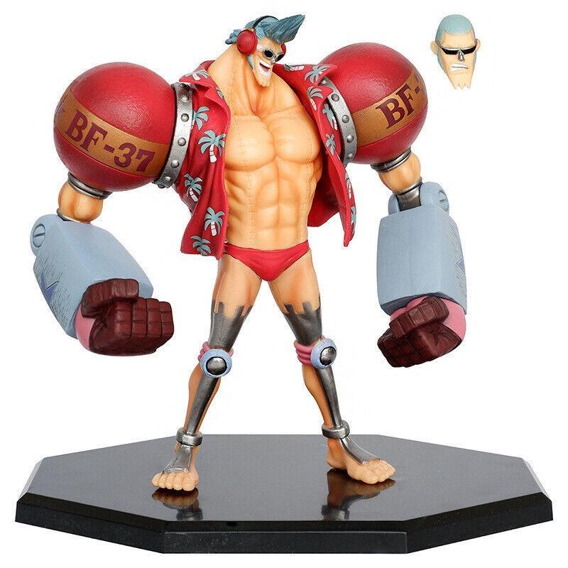 Аниме One Piece Фигурка Фрэнки GK Соломенная Шляпа Пираты Статуя ПВХ Фигурка Коллекция Модель Игрушка Кукла Подарок