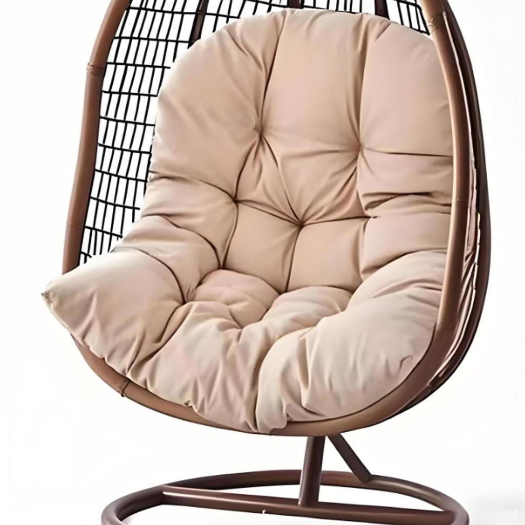 Подушка для подвесного кресла-яйца, Моющаяся, Удобная, Мягкая подушка для сиденья, Утолщенная для улицы, дома, веранды, патио,