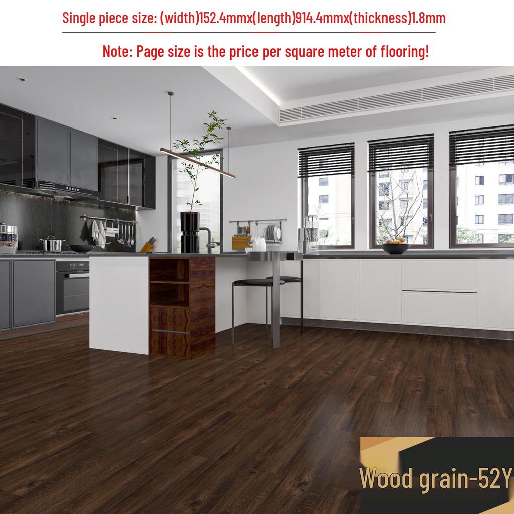 Самоклеящаяся водонепроницаемая виниловая наклейка для пола под камень: Толстое, износостойкое ПВХ-покрытие для спален