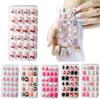 Children Press On Candy Color Self Adhesive Fake Nails False Nails Nail Art Manicure Tips
