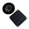 Solar Powered Exhaust Fan Kit 22cm Portable Solar Panel Exhaust Fan 20W for RV Chicken Coops