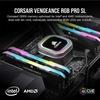 Mémoire RAM - CORSAIR - Vengeance RGB Pro SL DDR4 - 16GB 2x8GB DIMM - 3200 MHz - 1.35V - Noir (CMH16GX4M2E3200C)